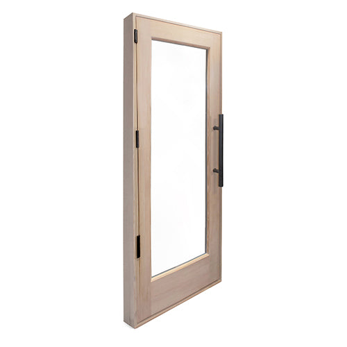 Prosaunas Douglas Fir Sauna Door, Hemlock Jamb, Dual-Pane Insulated Glass - view 3
