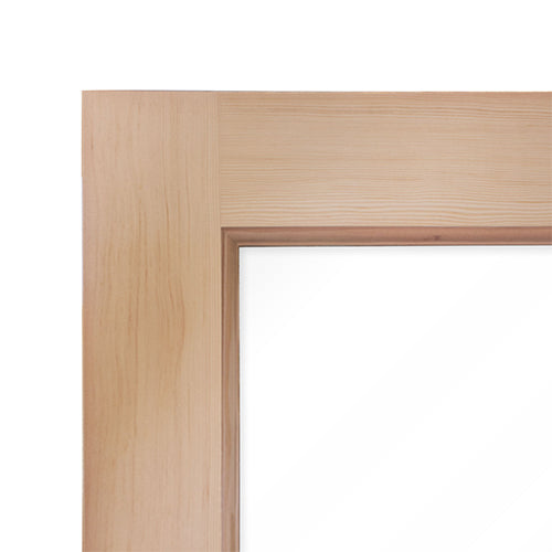 Prosaunas Douglas Fir Sauna Door, Hemlock Jamb, Dual-Pane Insulated Glass - view 5