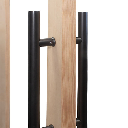 Prosaunas Douglas Fir Sauna Door, Hemlock Jamb, Dual-Pane Insulated Glass - view 4