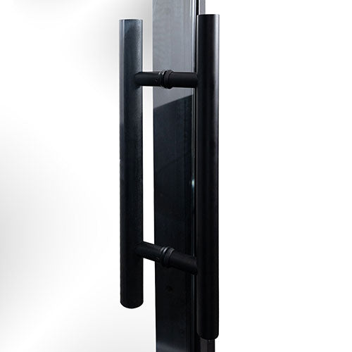 Prosaunas Prehung Clear Glass Sauna Door, Black Alder Frame - view 6