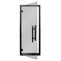 Prosaunas Prehung Tinted Glass Sauna Door, Black Alder Frame - view 2
