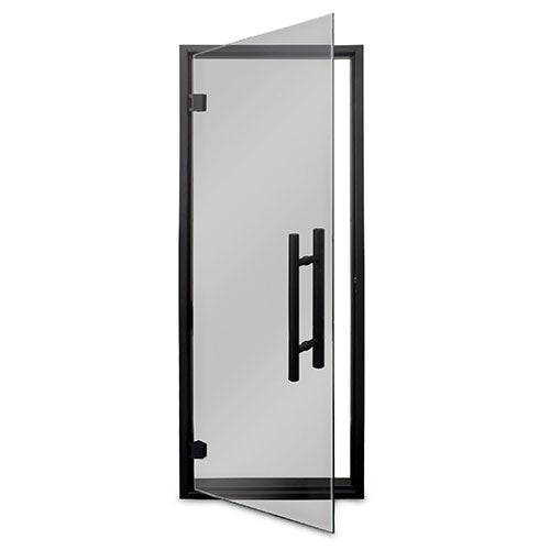 Prosaunas Prehung Tinted Glass Sauna Door, Black Alder Frame - view 2