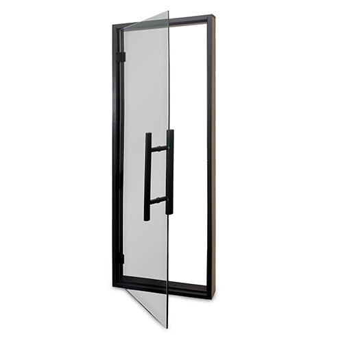 Prosaunas Prehung Tinted Glass Sauna Door, Black Alder Frame - view 3
