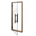 Prosaunas Prehung Clear Glass Sauna Door, Thermo-Aspen Frame - view 3