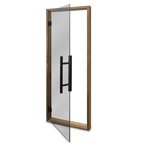 Prosaunas Prehung Tinted Glass Sauna Door, Thermo-Aspen Frame - view 3