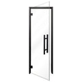 Prosaunas Prehung Clear Glass Sauna Door, Black Alder - view 2