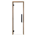 Prosaunas Prehung Clear Glass Sauna Door, Thermo-Aspen