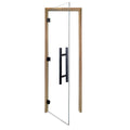 Prosaunas Prehung Clear Glass Sauna Door, Thermo-Aspen - view 2