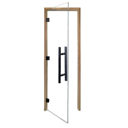 Prosaunas Prehung Clear Glass Sauna Door, Thermo-Aspen - view 2