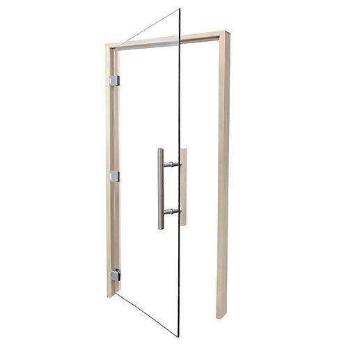 Prosaunas Prehung ADA Clear Glass Sauna Door, Aspen - view 3