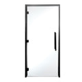 Prosaunas Prehung ADA Clear Glass Sauna Door, Black Alder