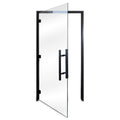 Prosaunas Prehung ADA Clear Glass Sauna Door, Black Alder - view 2