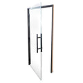 Prosaunas Prehung ADA Clear Glass Sauna Door, Black Alder - view 3