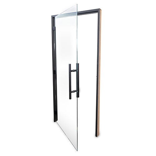 Prosaunas Prehung ADA Clear Glass Sauna Door, Black Alder - view 3
