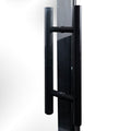 Prosaunas Prehung ADA Clear Glass Sauna Door, Black Alder - view 7