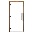 Prosaunas Prehung ADA Clear Glass Sauna Door, Thermo-Aspen