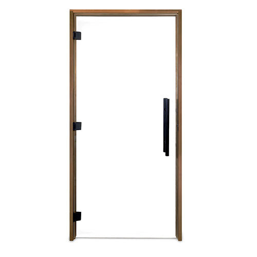 Prosaunas Prehung ADA Clear Glass Sauna Door, Thermo-Aspen
