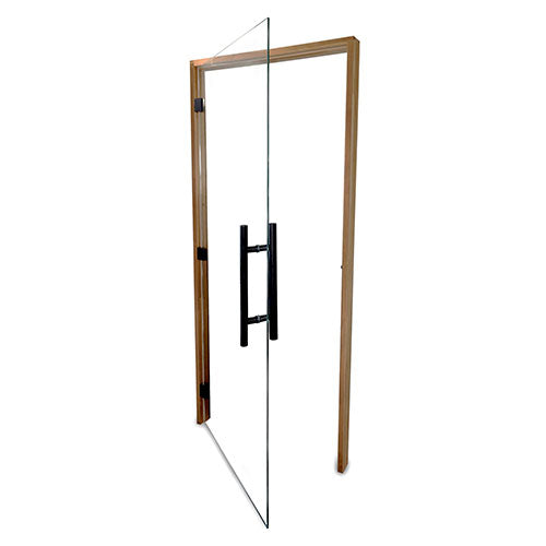 Prosaunas Prehung ADA Clear Glass Sauna Door, Thermo-Aspen - view 3
