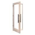 Prosaunas Douglas Fir Sauna Door, Hemlock Jamb, Dual-Pane Insulated Glass