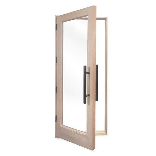 Prosaunas Douglas Fir Sauna Door, Hemlock Jamb, Dual-Pane Insulated Glass