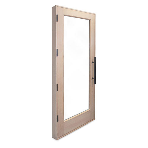 Prosaunas Douglas Fir Sauna Door, Hemlock Jamb, Dual-Pane Insulated Glass - view 3
