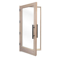 Prosaunas Douglas Fir ADA Sauna Door, Hemlock Jamb, Dual-Pane Insulated Glass