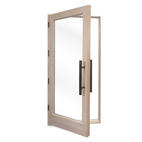 Prosaunas Douglas Fir ADA Sauna Door, Hemlock Jamb, Dual-Pane Insulated Glass