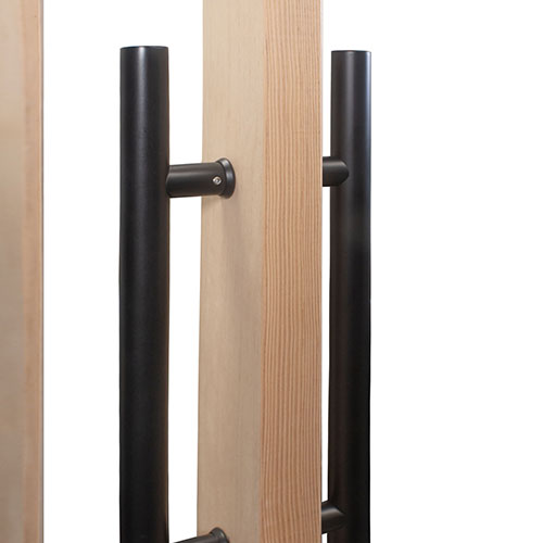 Prosaunas Douglas Fir ADA Sauna Door, Hemlock Jamb, Dual-Pane Insulated Glass - view 4