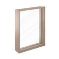Prosaunas Hemlock Tempered Dual Pane Glass Sauna Window with Hemlock Jamb