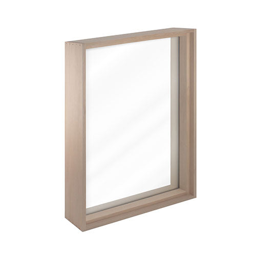 Prosaunas Hemlock Tempered Dual Pane Glass Sauna Window with Hemlock Jamb
