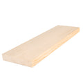 Prosaunas Sauna Wood, Vertical Grain, Clear, Smooth 4 Sides Eased Edges, Bench Material