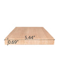 Prosaunas Sauna Wood, Vertical Grain, Smooth 4 Sides Eased Edges, Bench Material - view 4