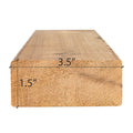 Prosaunas Sauna Wood, Select Tight Knot, Smooth 4 Sides Eased Edges, Bench Material - view 2