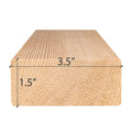 Prosaunas Sauna Wood, Vertical Grain, Clear Grade A+, Smooth 4 Sides Eased Edges, Bench Material - view 4