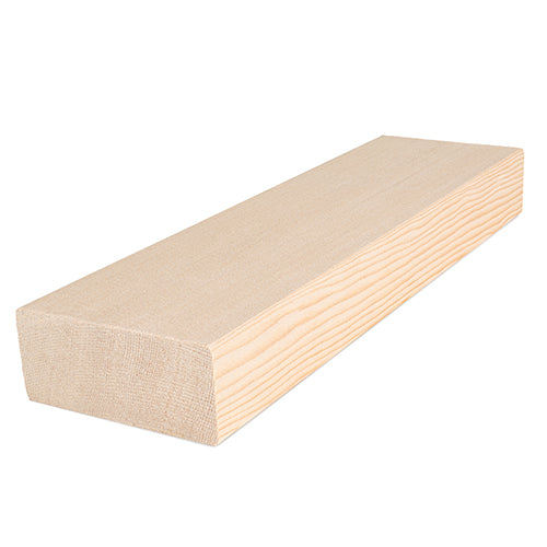 Prosaunas Sauna Wood, Vertical Grain, Clear, Smooth 4 Sides Eased Edges, Bench Material