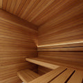 Prosaunas Sauna Wood, Thermally-Modified, Tongue & Groove, Fluted Slat, Wall Material - view 2