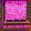 Prosaunas Customizable Himalayan Salt Sauna Wall Kit - view 4