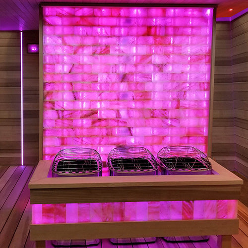 Prosaunas Customizable Himalayan Salt Sauna Wall Kit - view 4