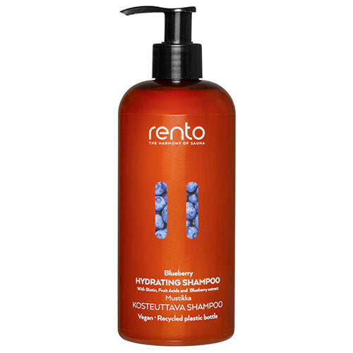 Rento Shampoo, Hydrating, 400mL, Blueberry