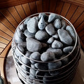 SaunaLife Sauna Gnome with Cone Hat, Carved Soapstone