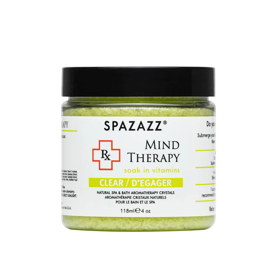 RX Therapy Crystal: Mind Therapy - Clear 4oz — Spazazz Part #SZ6134