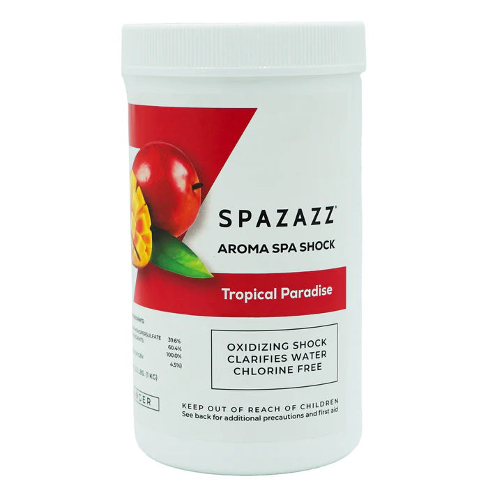 Aroma Spa Shock: Aroma Spa Shock Tropical Paridise 2.2lbs — Spazazz Part #SZ150