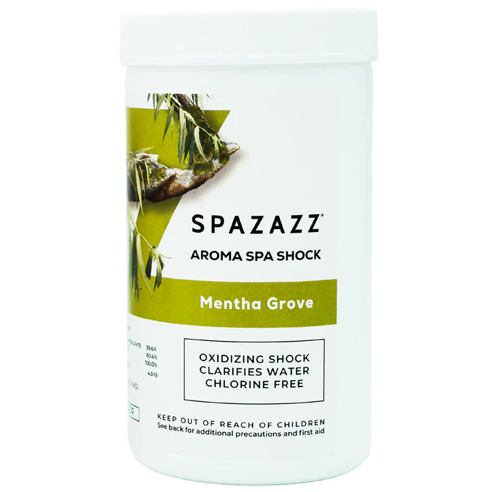 Aroma Spa Shock: Aroma Spa Shock Mentha Grove 2.2lbs — Spazazz Part #SZ152