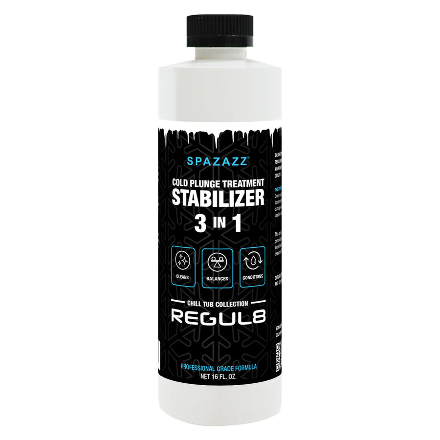 16oz Cold Plunge Treatment Stabilizer 3in1: Regul8 — Spazazz Part #SZ191