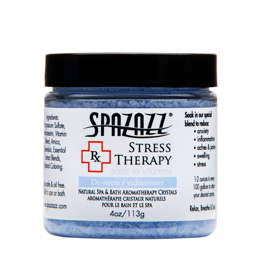 RX Therapy Crystal: Stress Therapy - De-stress 4oz — Spazazz Part #SZ6054