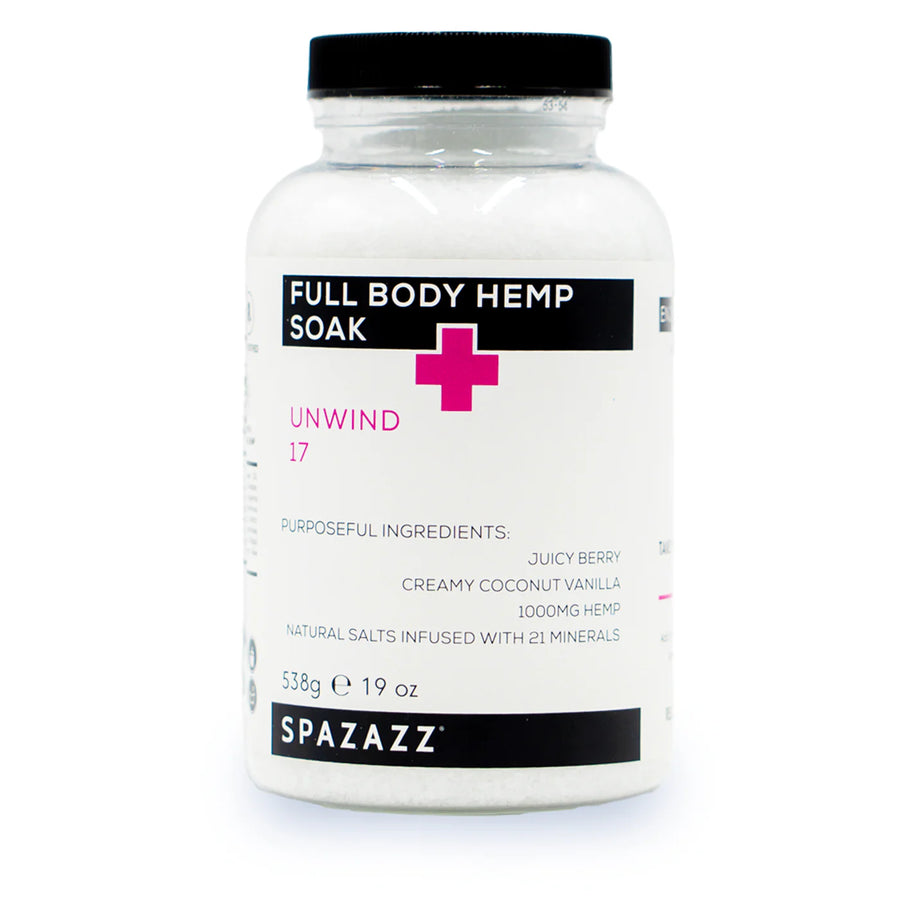 HC: Unwind 17 - Juicy Berry + Creamy Cocount Vanilla 19oz — Spazazz Part #SZ752