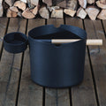 SaunaLife Aluminum 1-Gallon Sauna Bucket Set with Ladle and Thermometer