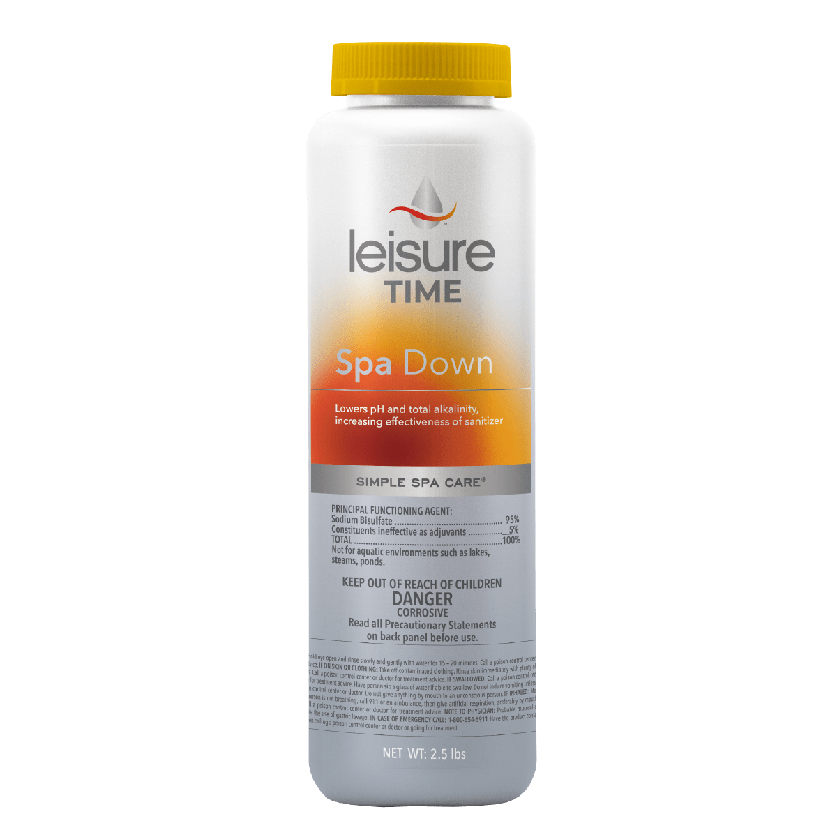 Sanitizer, Leisuretime, Spa Down, Balancer, Granular — Leisure Time Part #22338A