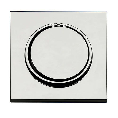 ThermaSol No-Touch Steamhead with Aromatherapy Reservoir, 1/2" NPT, Square, Polished Chrome