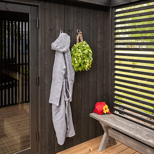 ThermaSol Nordic Misty Privacy Fence In Use 2